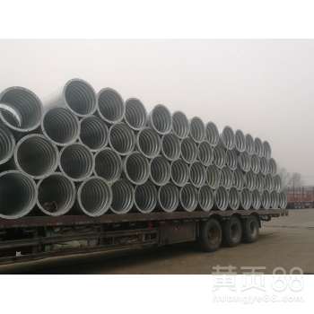 钢制管材在贵州黔东南地区的应用 热镀锌波纹管涵排水系统